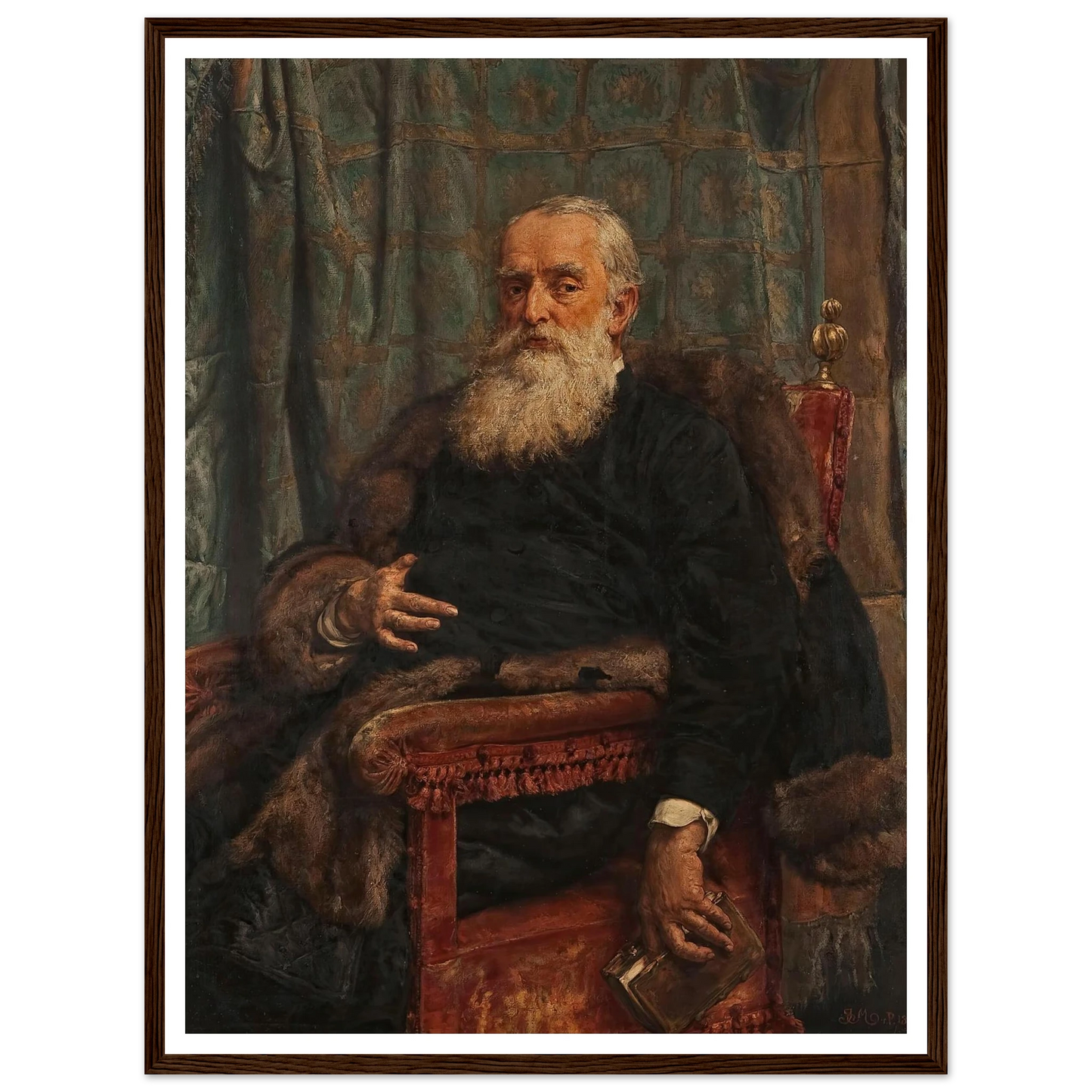 Portrait of Henryk Krajewski (1892) Art Print | Jan Matejko-Quipham Collections