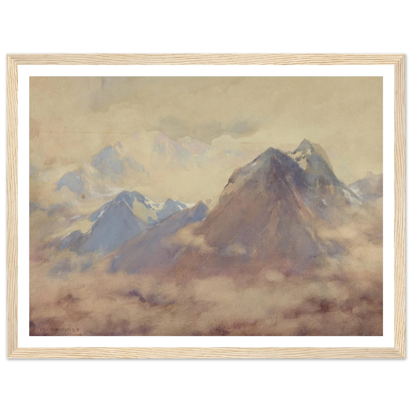 The Almighty’s Own, An Impression Of The High Andes (1910) Art Print | William Henry Holmes-Quipham Collections