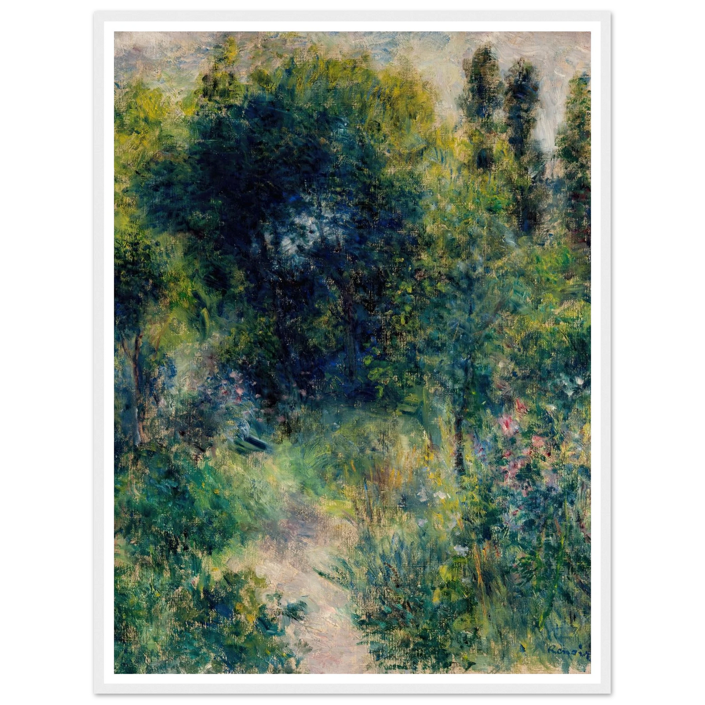 Garden (circa 1877) Art Print | Pierre Auguste Renoir-Quipham Collections