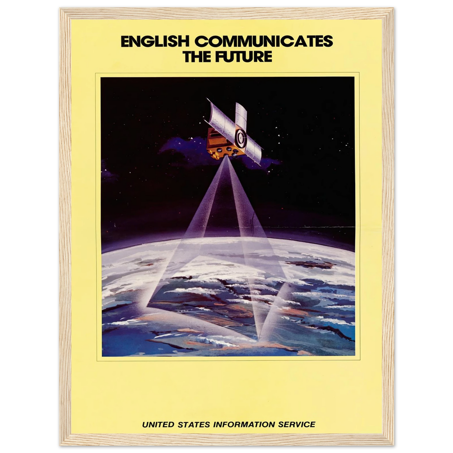 English Communicates the Future. United States Information Service 2 Art Print | US Information Agency-Quipham Collections