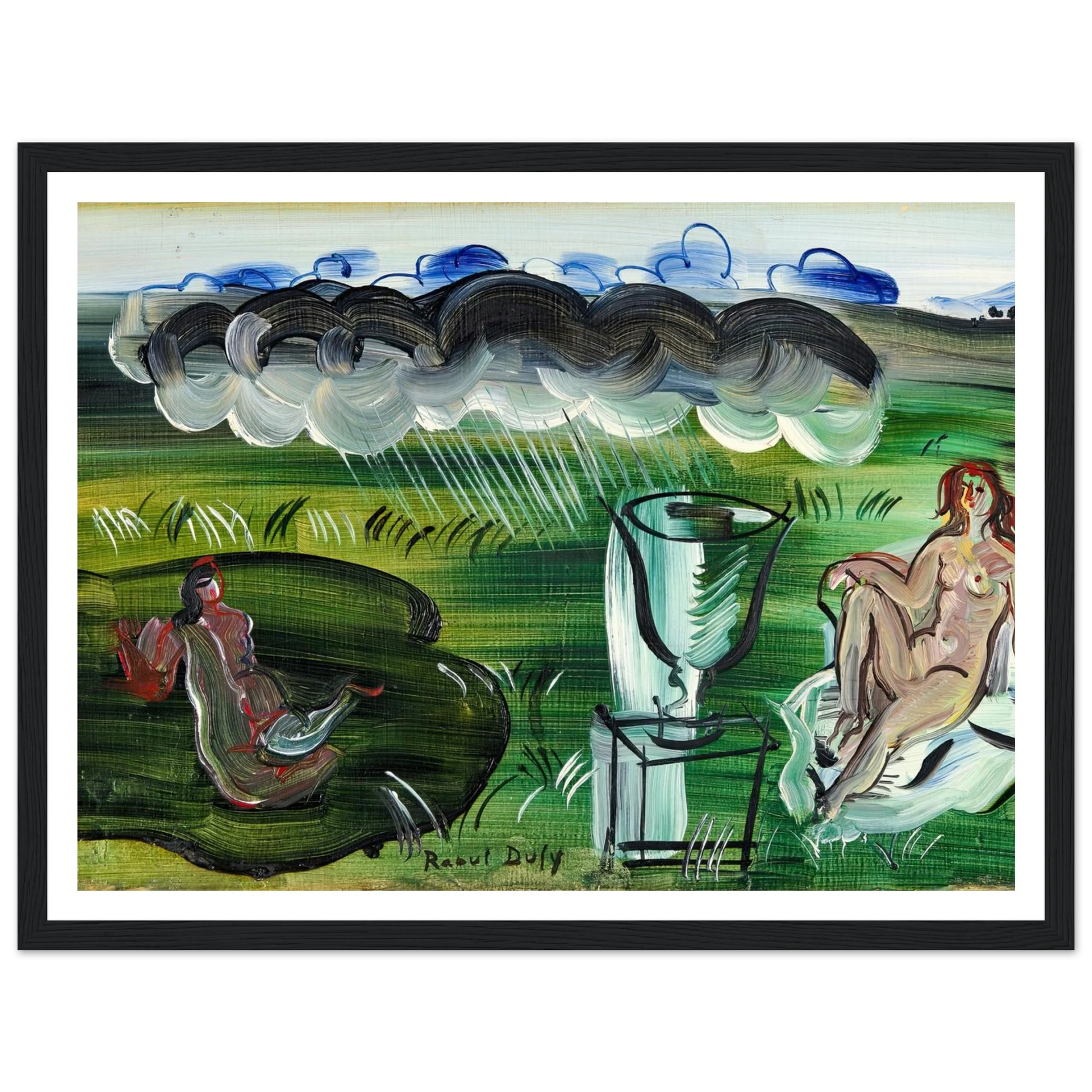 Composition avec vase et nus (1942) Art Print | Raoul Dufy-Quipham Collections