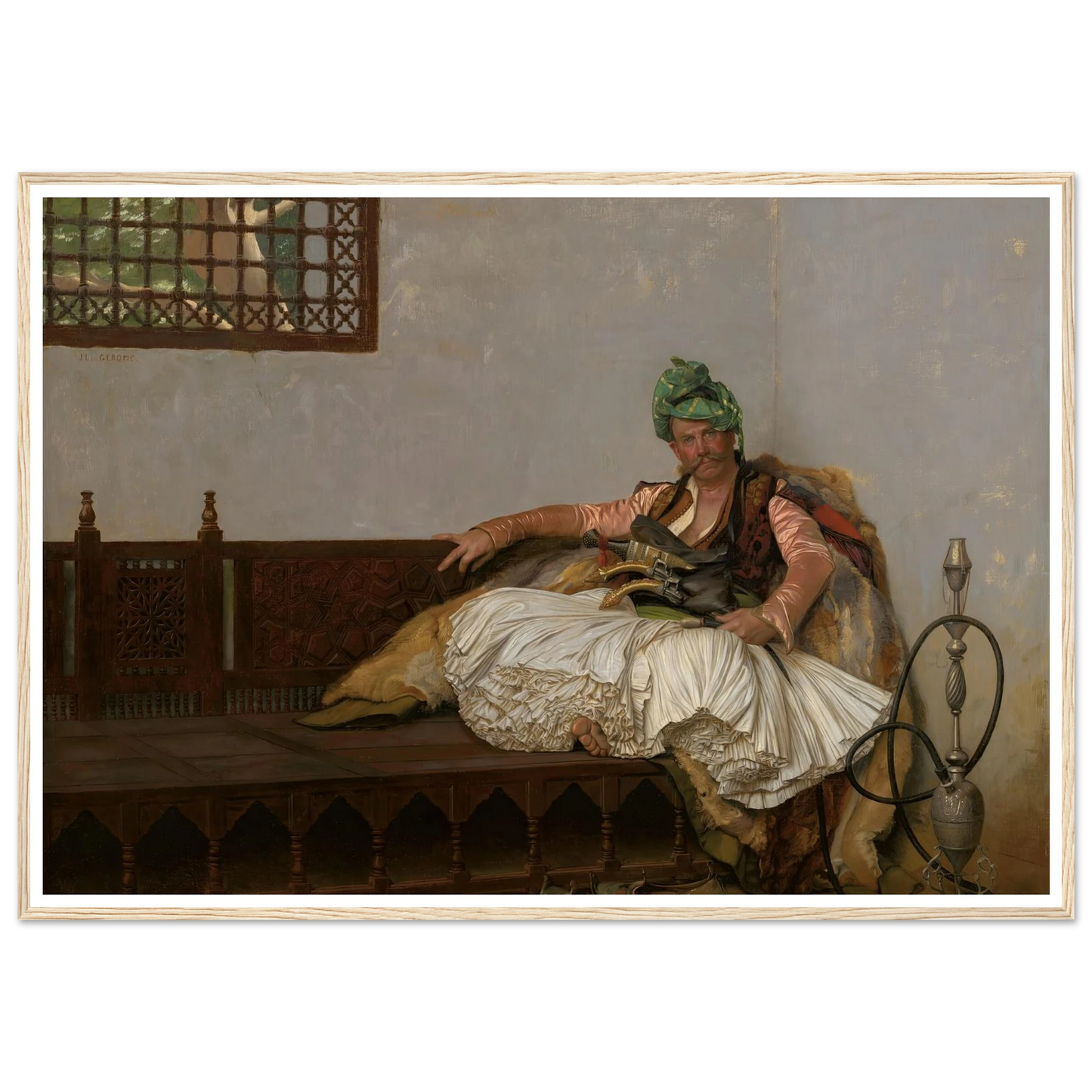 A Bashi-Bazouk Chieftan (circa 1880-82) Art Print | Jean Leon Gerome-Quipham Collections