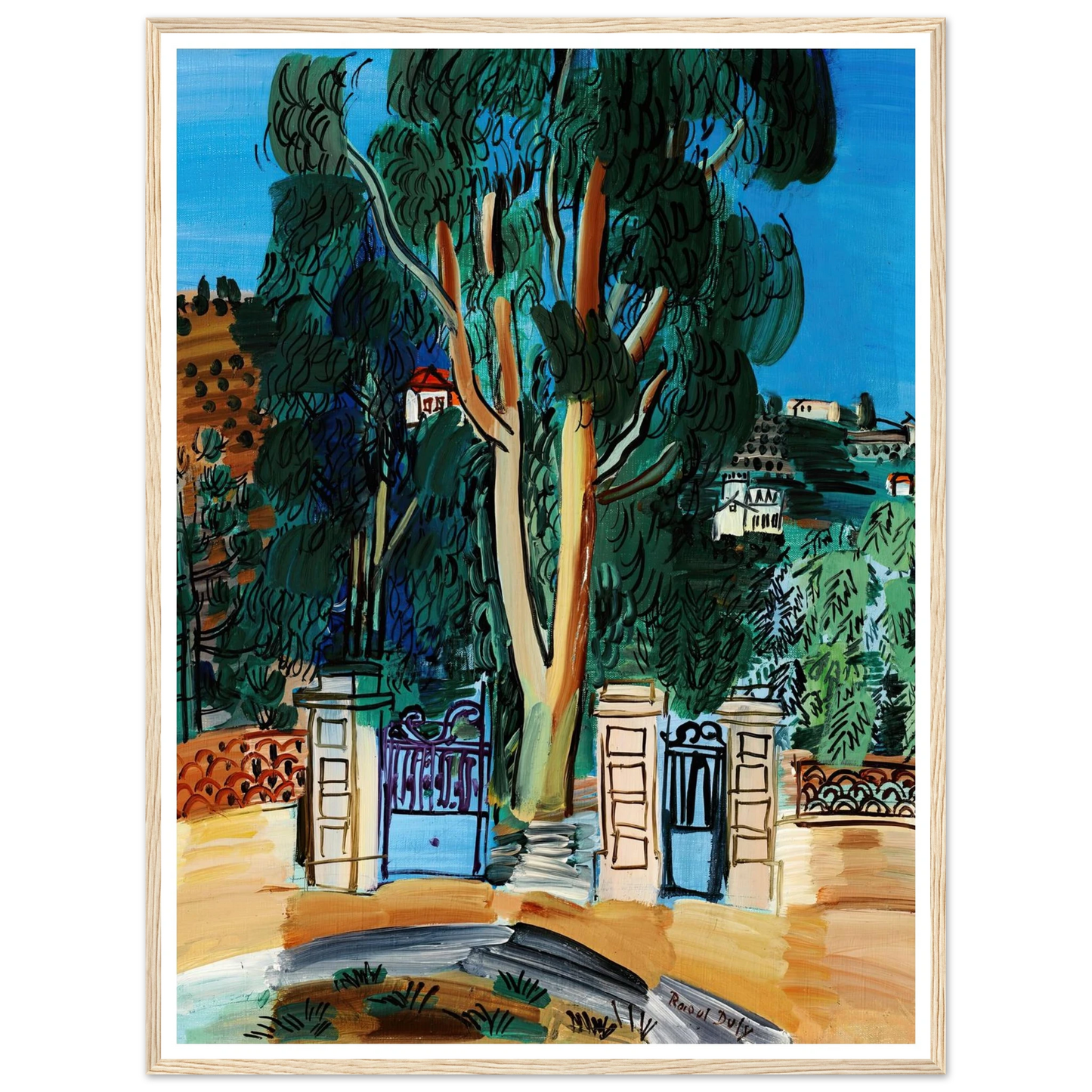 L’Eucalyptus (circa 1926) Art Print | Raoul Dufy-Quipham Collections