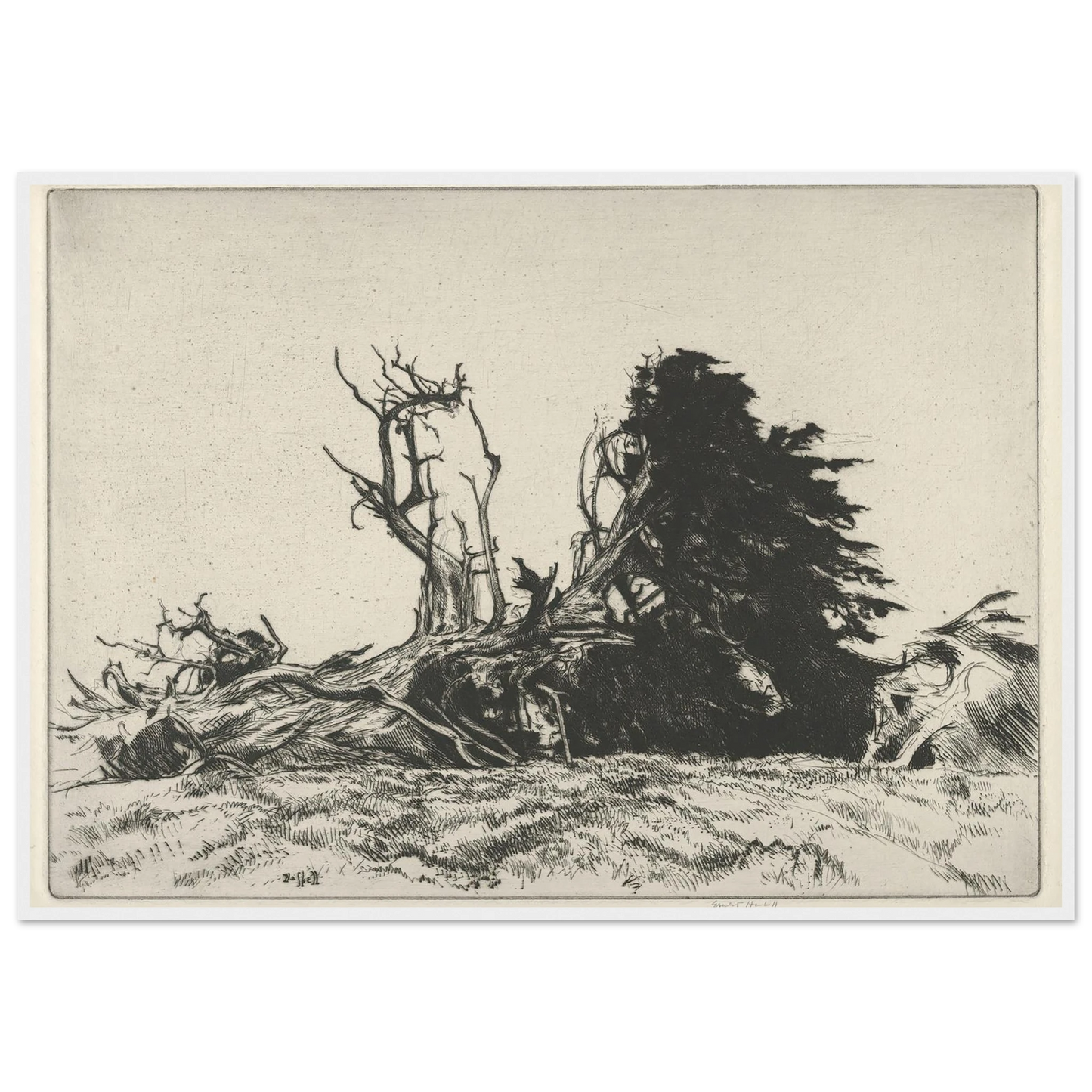 Fallen Centuries (1919) Art Print | Ernest Haskell-Quipham Collections