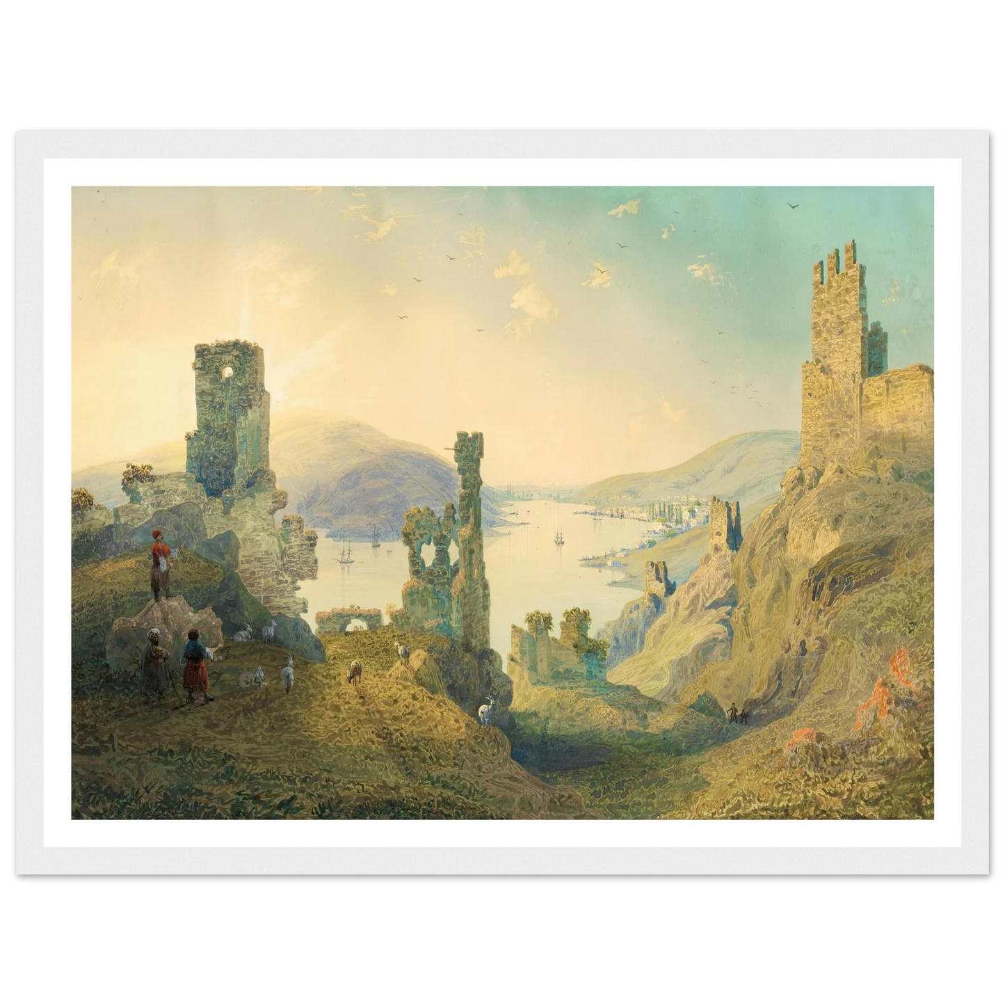Paysage de Crimée (1842) Art Print | Carlo Bossoli-Quipham Collections