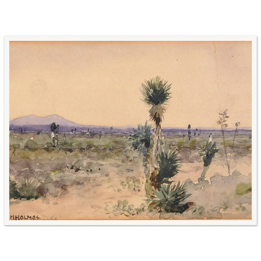 Yuccaland–Chihuahua, Mexico Art Print | William Henry Holmes-Quipham Collections