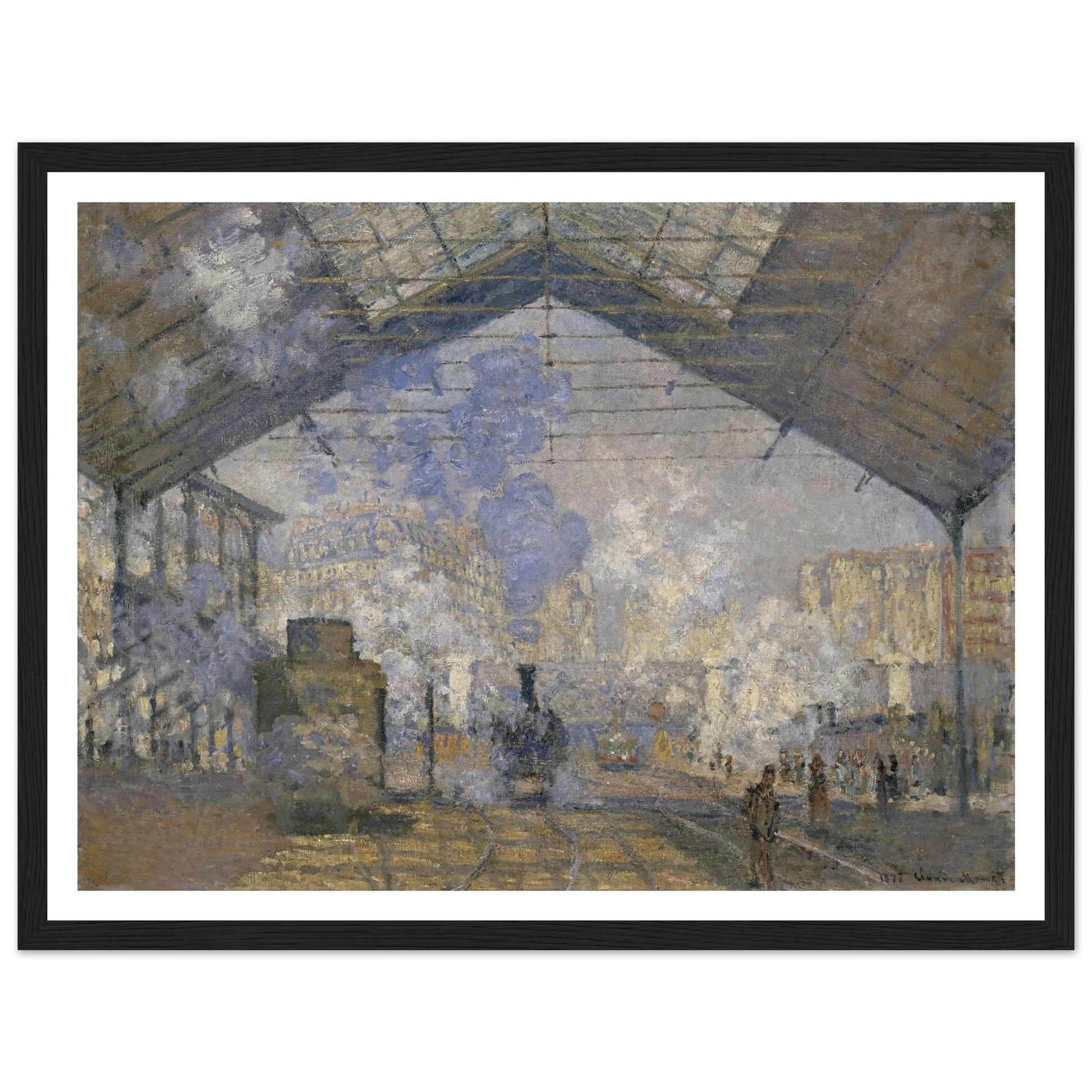The Saint-Lazare Station (1877) Art Print | Claude Monet-Quipham Collections