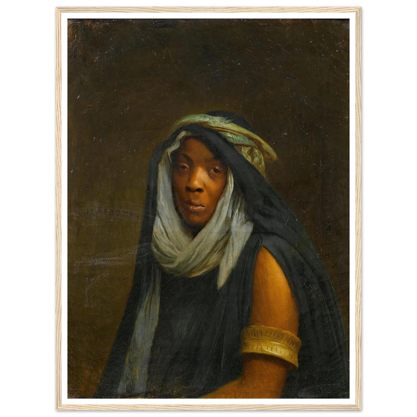 The black servant girl Art Print | Jean Leon Gerome-Quipham Collections