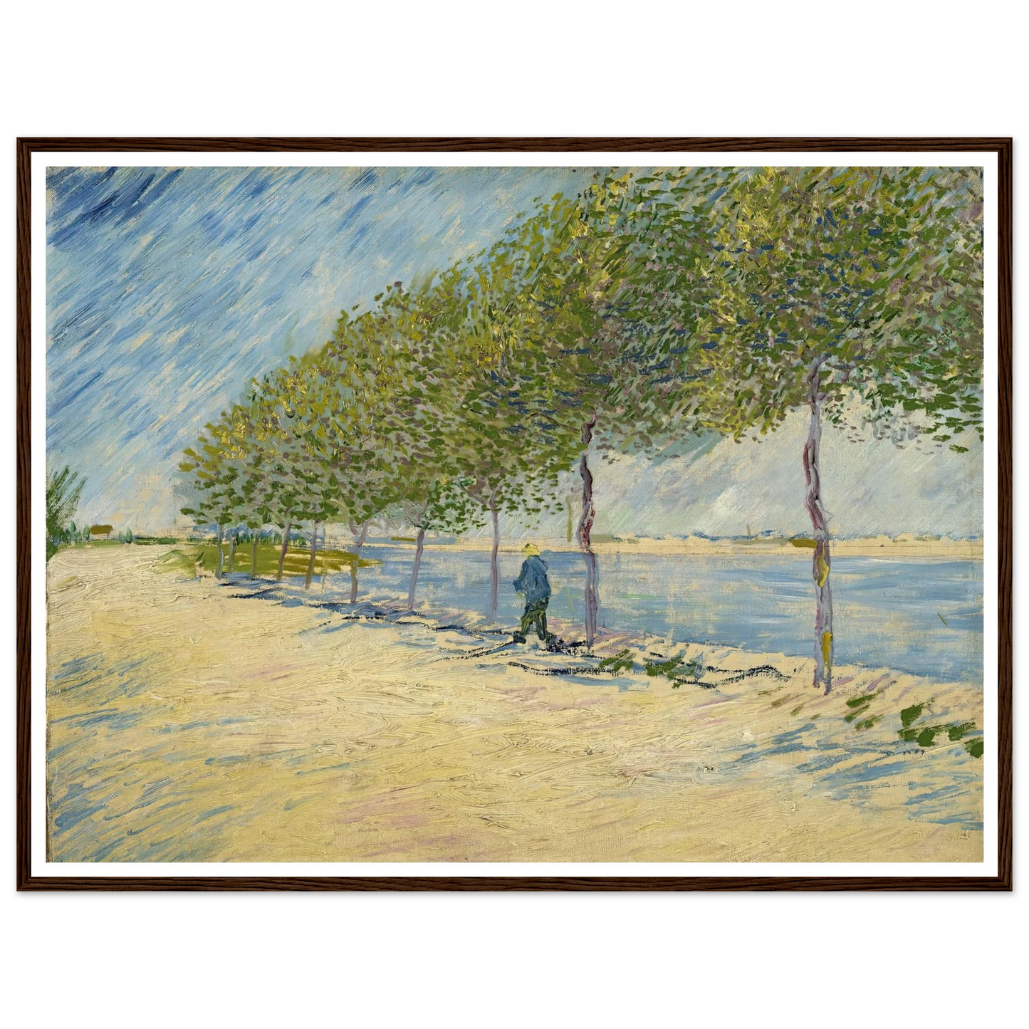 Along the Seine (1887) Art Print | Vincent van Gogh-Quipham Collections
