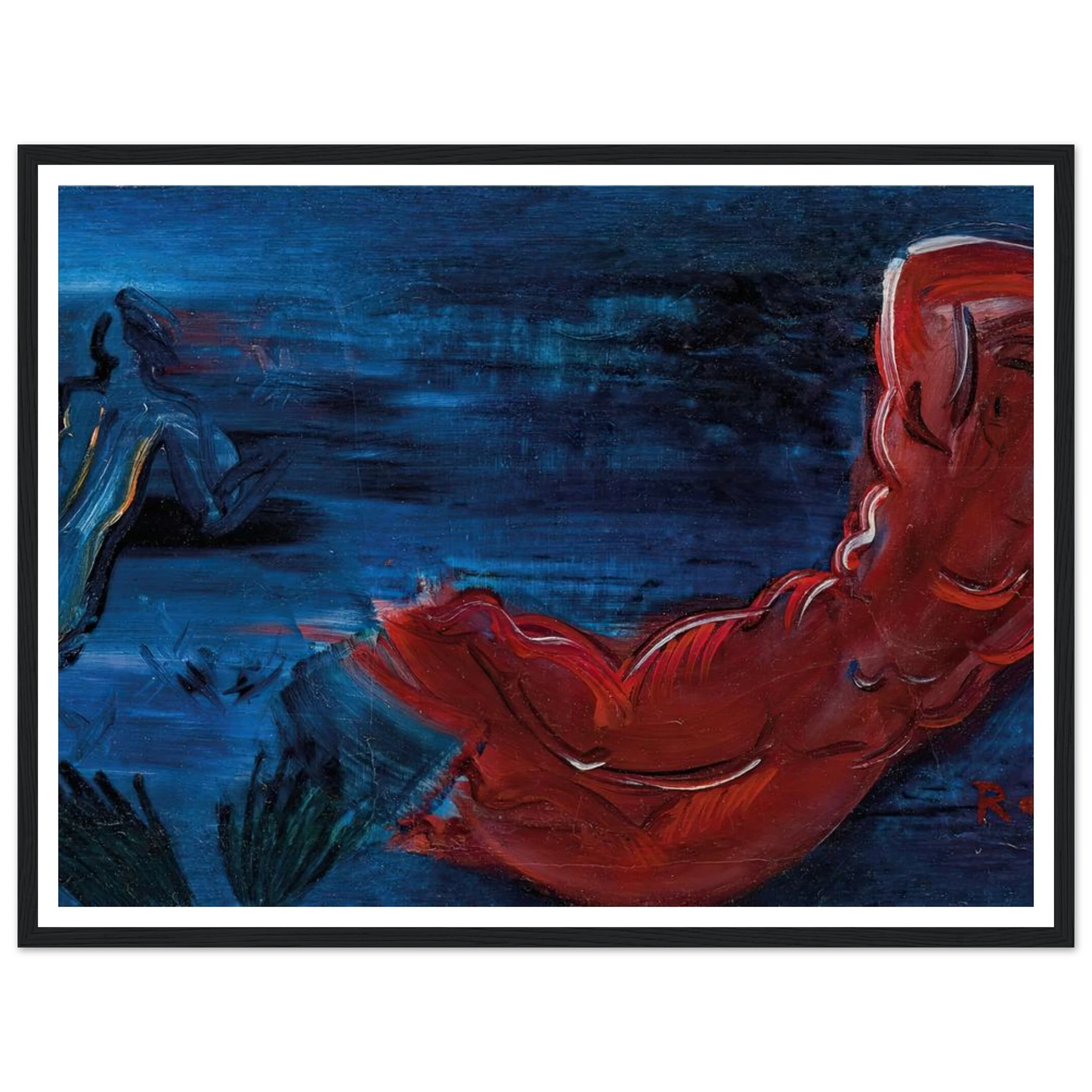 Naïade rouge (1926-30) Art Print | Raoul Dufy-Quipham Collections