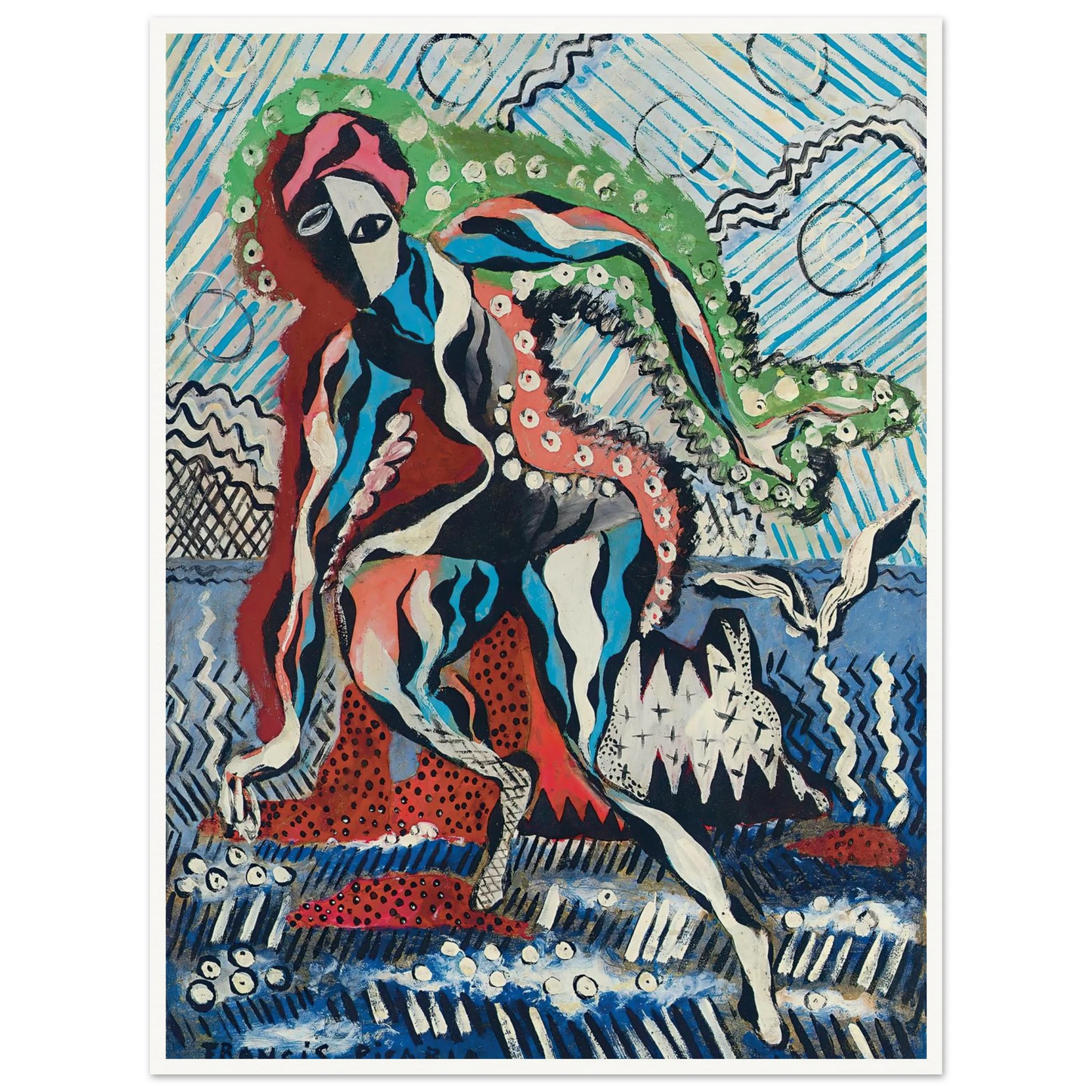 Baigneuse (circa 1925-1926) Art Print | Francis Picabia-Quipham Collections
