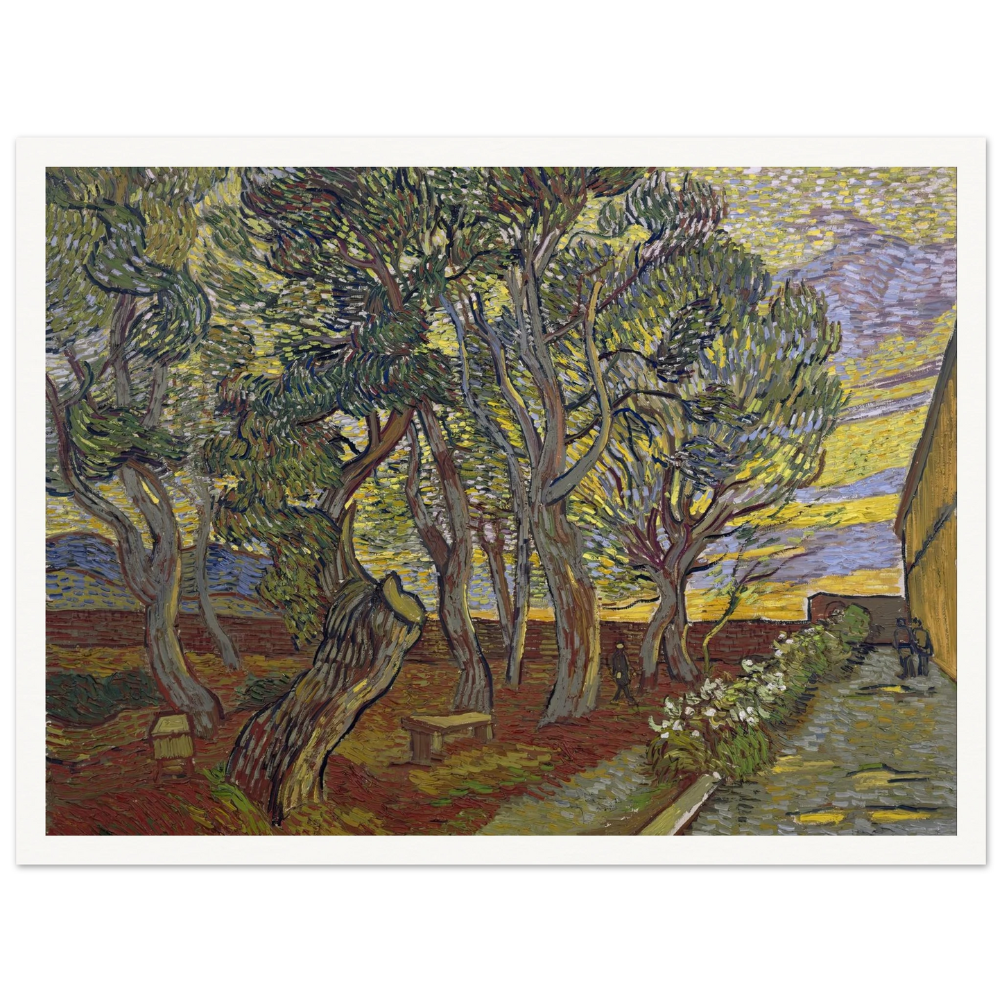 The garden of Saint Paul’s Hospital Art Print | Vincent van Gogh-Quipham Collections