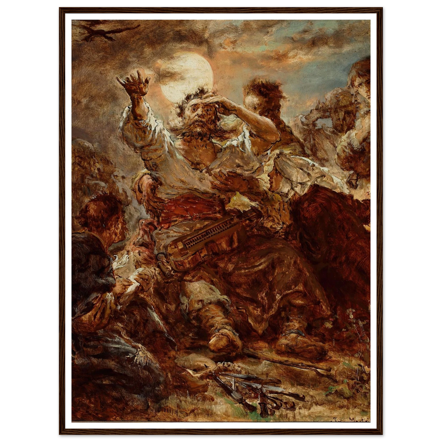 Sketch for the painting “Wernyhora” (1875) Art Print | Jan Matejko-Quipham Collections