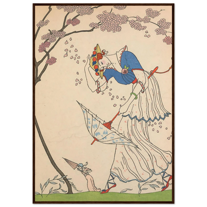 Le Coup de Vent (1914) Art Print | George Barbier-Quipham Collections