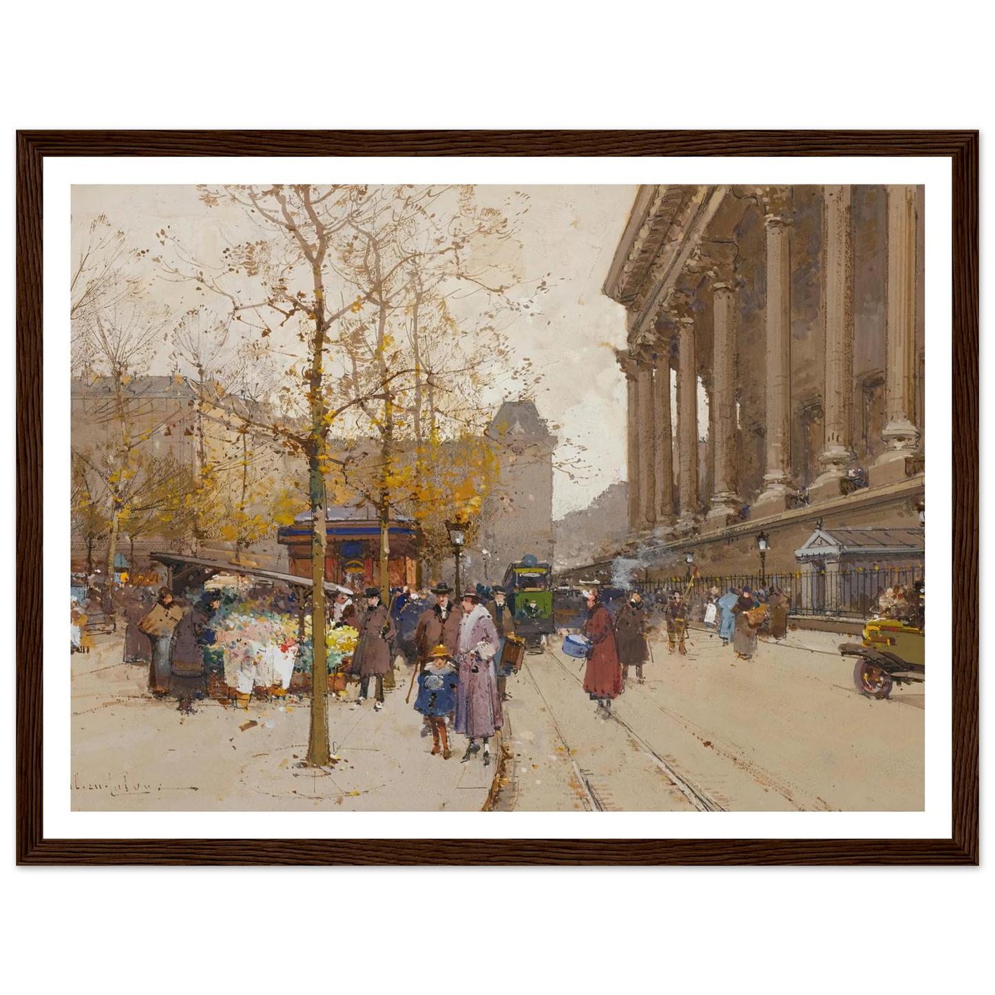 La Madeleine Art Print | Eugene Galien Laloue-Quipham Collections