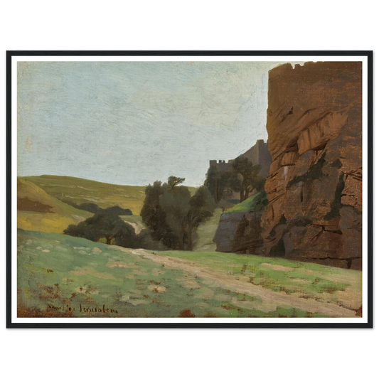 The Walls Of Jerusalem Art Print | Jean Leon Gerome-Quipham Collections