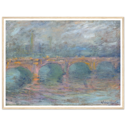 Waterloo Bridge, London at Sunset (1904) Art Print | Claude Monet-Quipham Collections