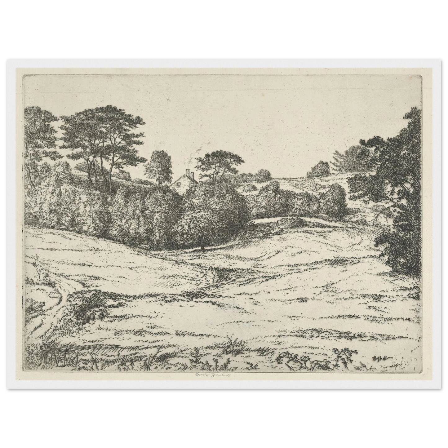 Dromore Vale (1900-1925) Art Print | Ernest Haskell-Quipham Collections