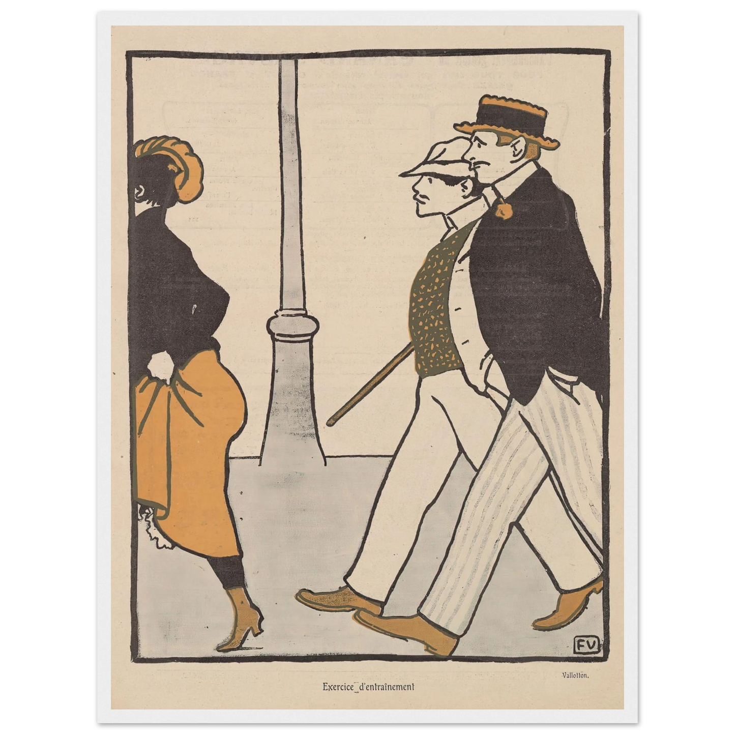 11 juillet 1903. Art Print | Felix Vallotton-Quipham Collections
