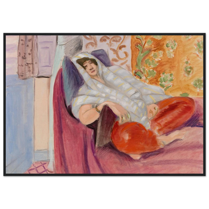 Woman Reclining (1921) Art Print | Henri Matisse-Quipham Collections