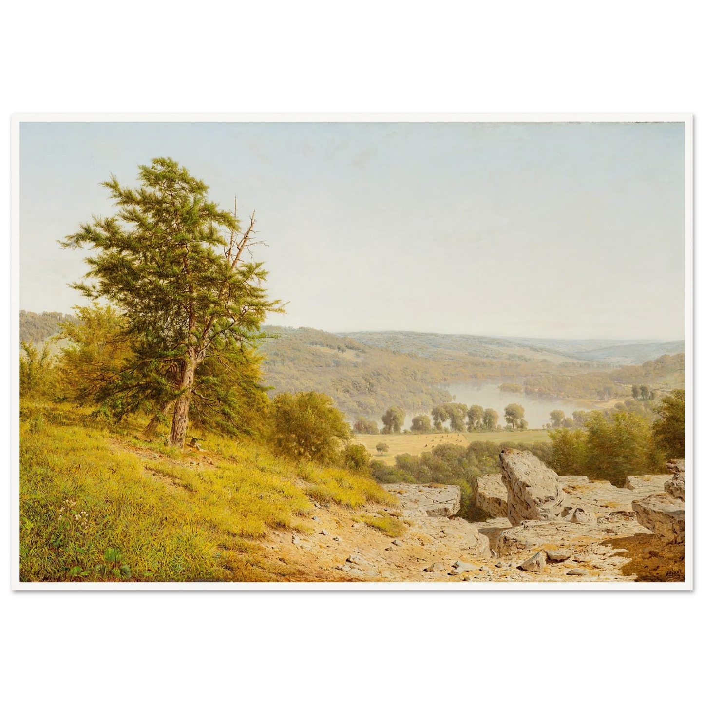 Landscape (1865) Art Print | Alexander Helwig Wyant-Quipham Collections