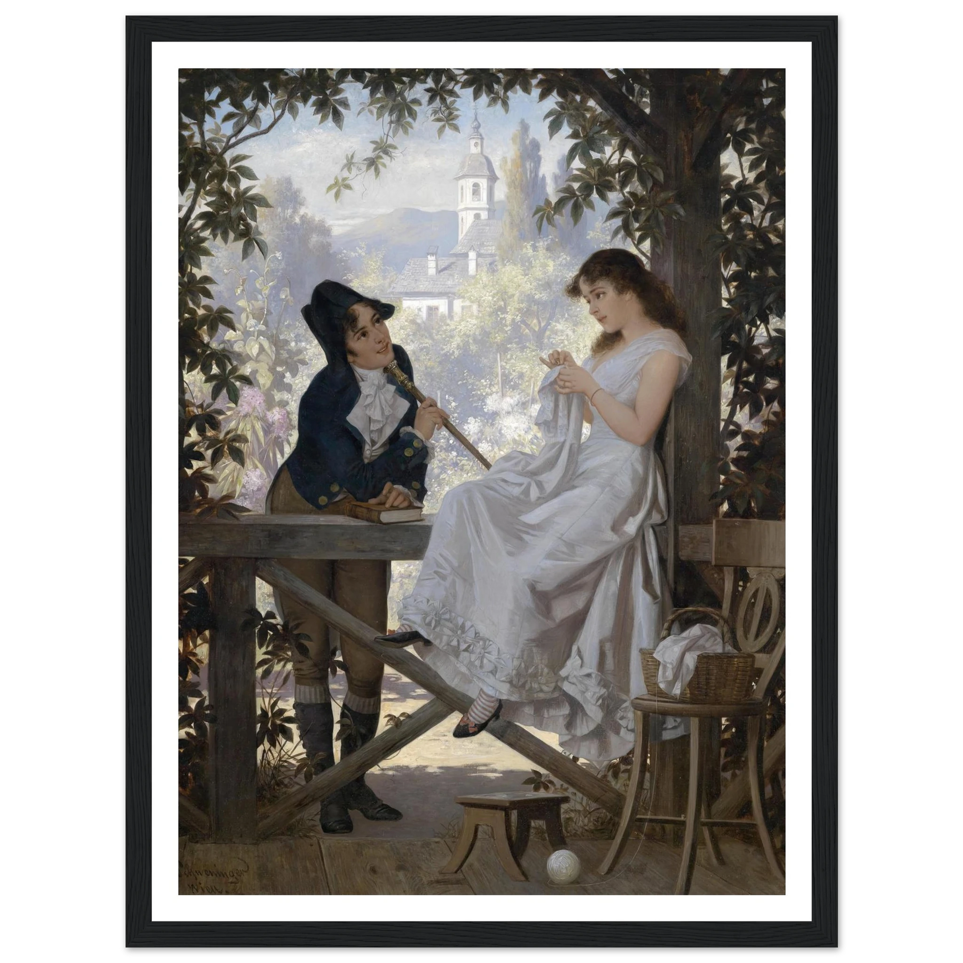 Das Stelldichein Art Print | Carl Schweninger Jr-Quipham Collections