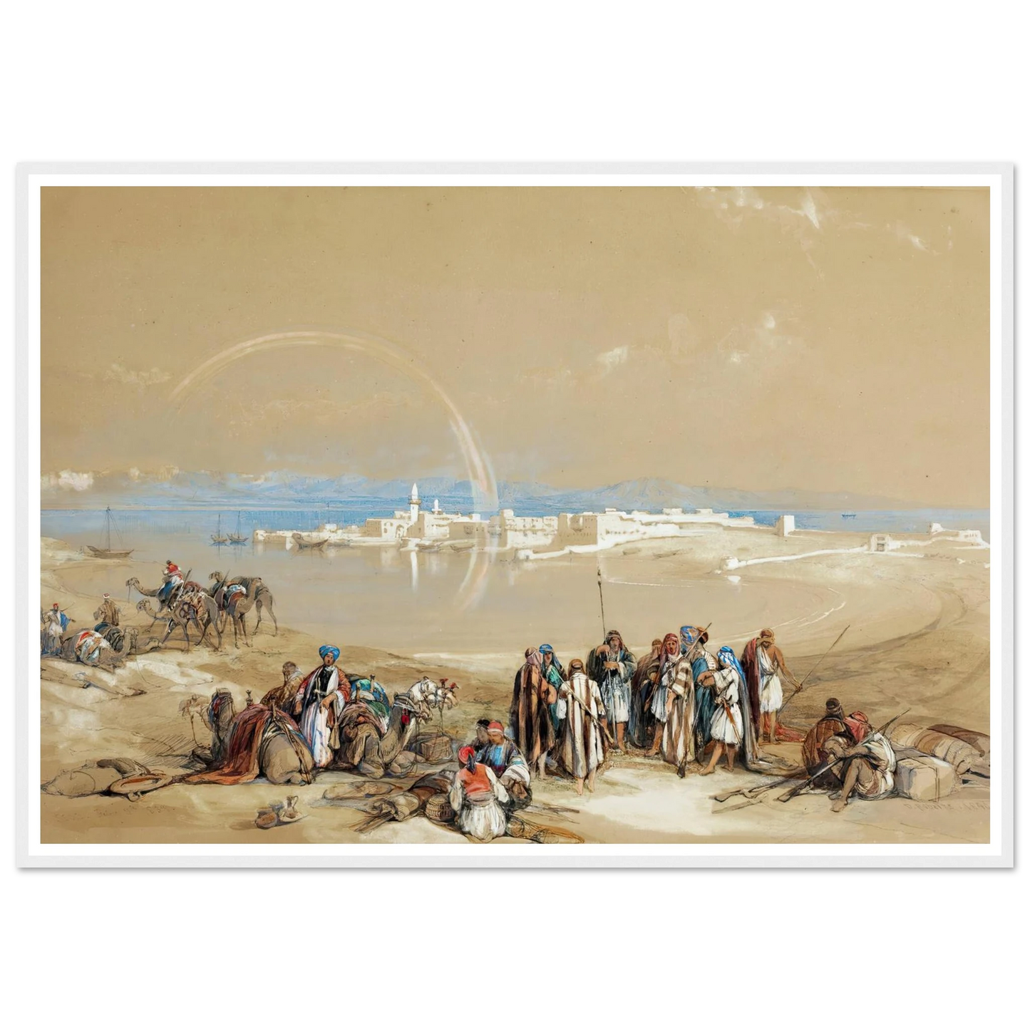 Suez (1840) Art Print | David Roberts-Quipham Collections