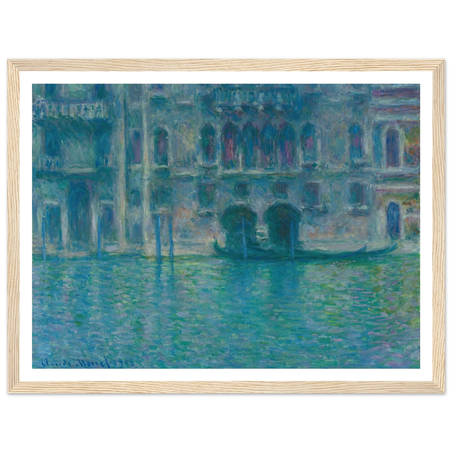 Palazzo da Mula, Venice (1908) Art Print | Claude Monet-Quipham Collections