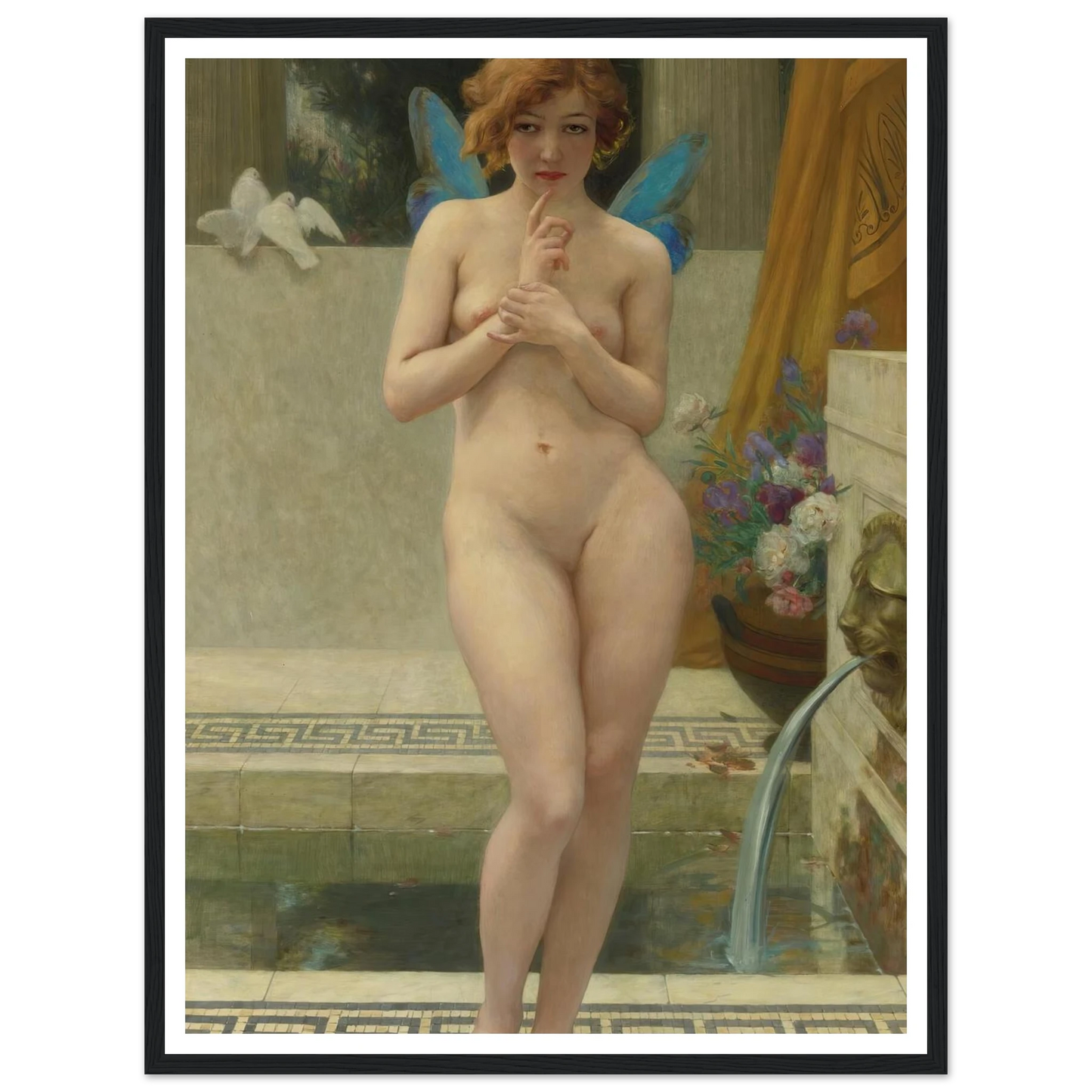 Psyche A La Fontaine Art Print | Guillaume Seignac-Quipham Collections