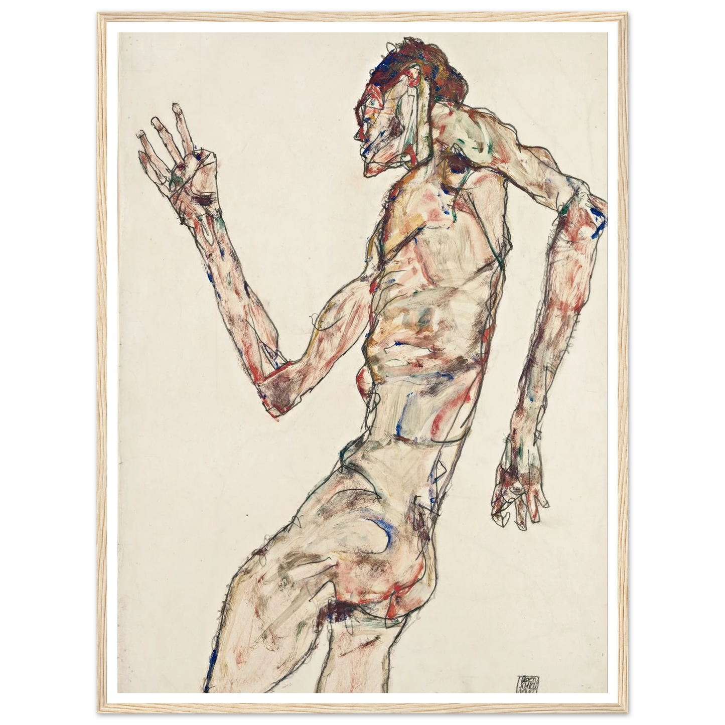 The Dancer (1913) Art Print | Egon Schiele-Quipham Collections