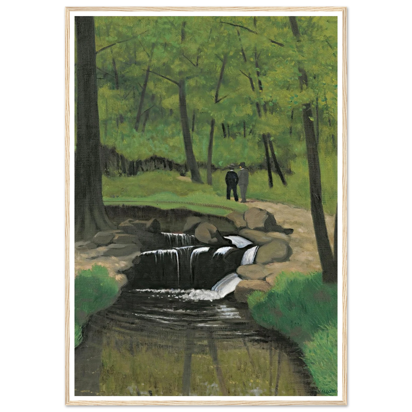 The Woods Of Boulogne (1921) Art Print | Felix Vallotton-Quipham Collections