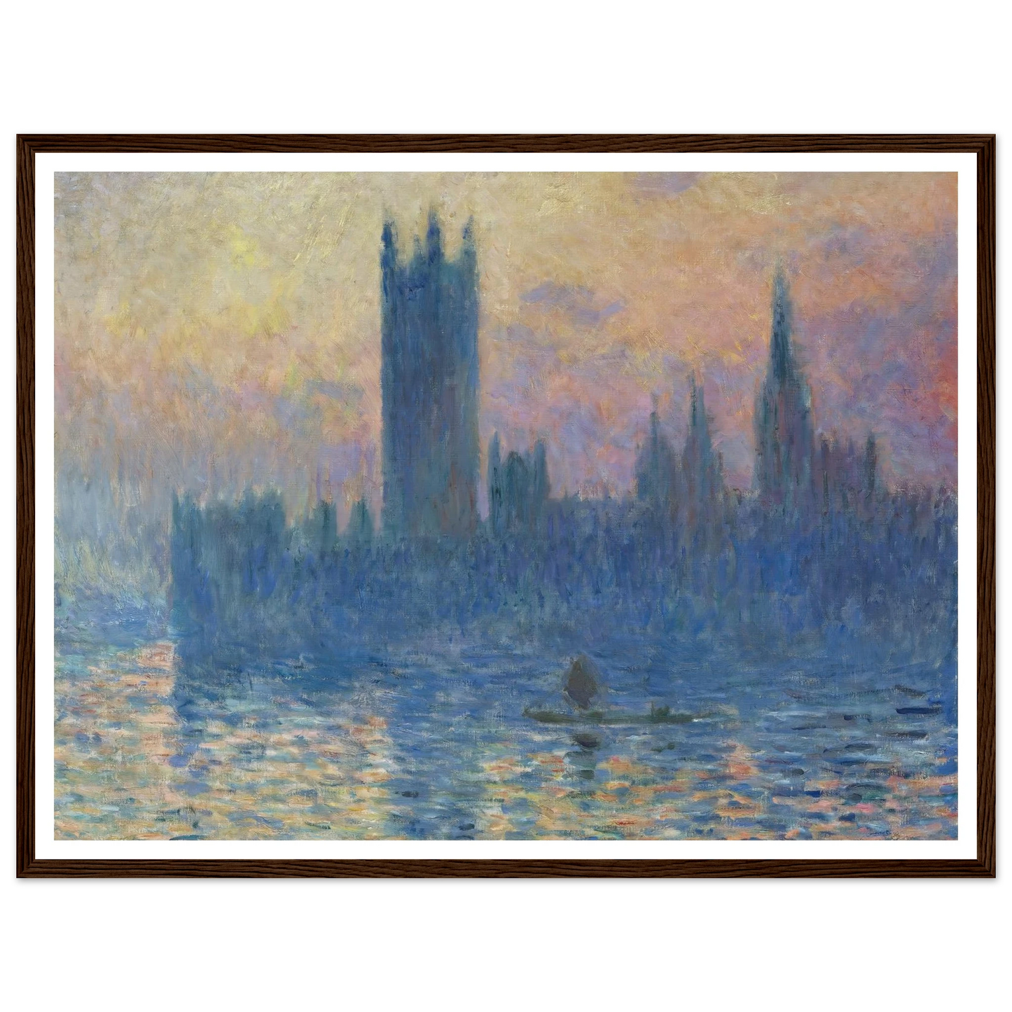 The Houses of Parliament,Sunset (1903) Art Print | Claude Monet-Quipham Collections