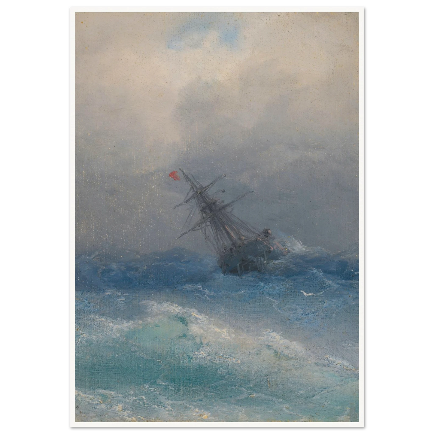 Shipwreck Art Print | Ivan Konstantinovich Aivazovsky-Quipham Collections