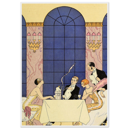 Falbalas et fanfreluches, La Gourmandise (1925) Art Print | George Barbier-Quipham Collections