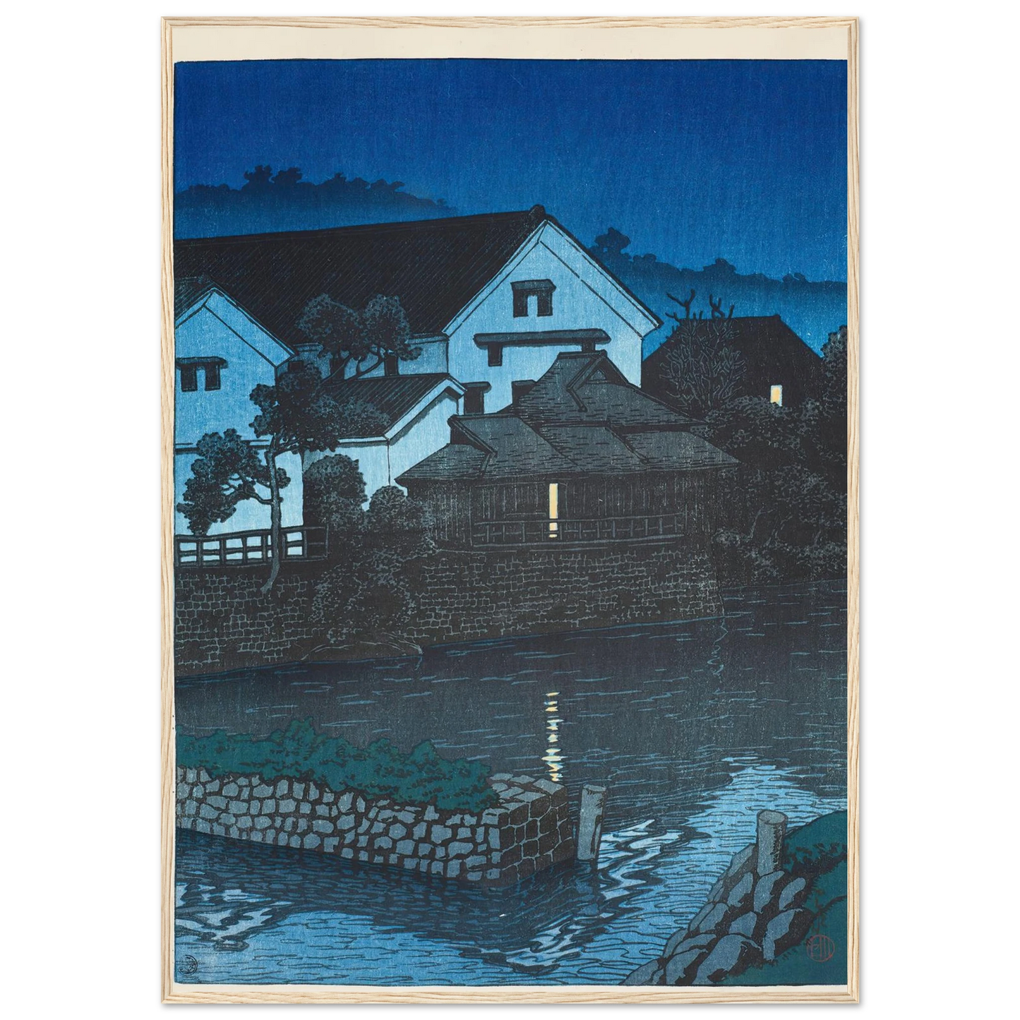 Kasuga-cho, Kumamoto (1922) Art Print | Kawase Hasui-Quipham Collections
