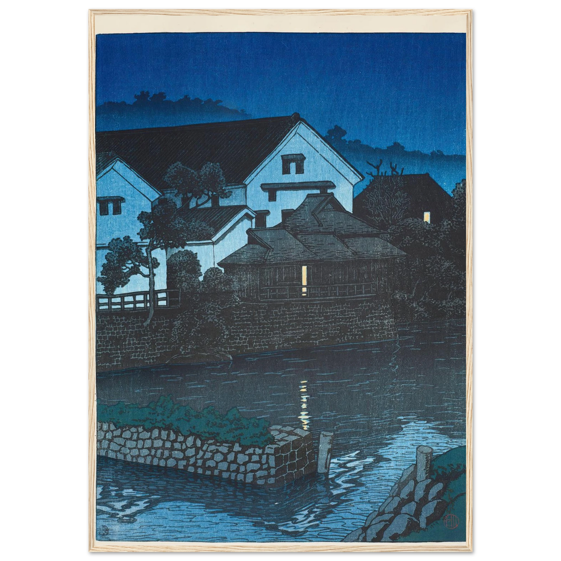 Kasuga-cho, Kumamoto (1922) Art Print | Kawase Hasui-Quipham Collections