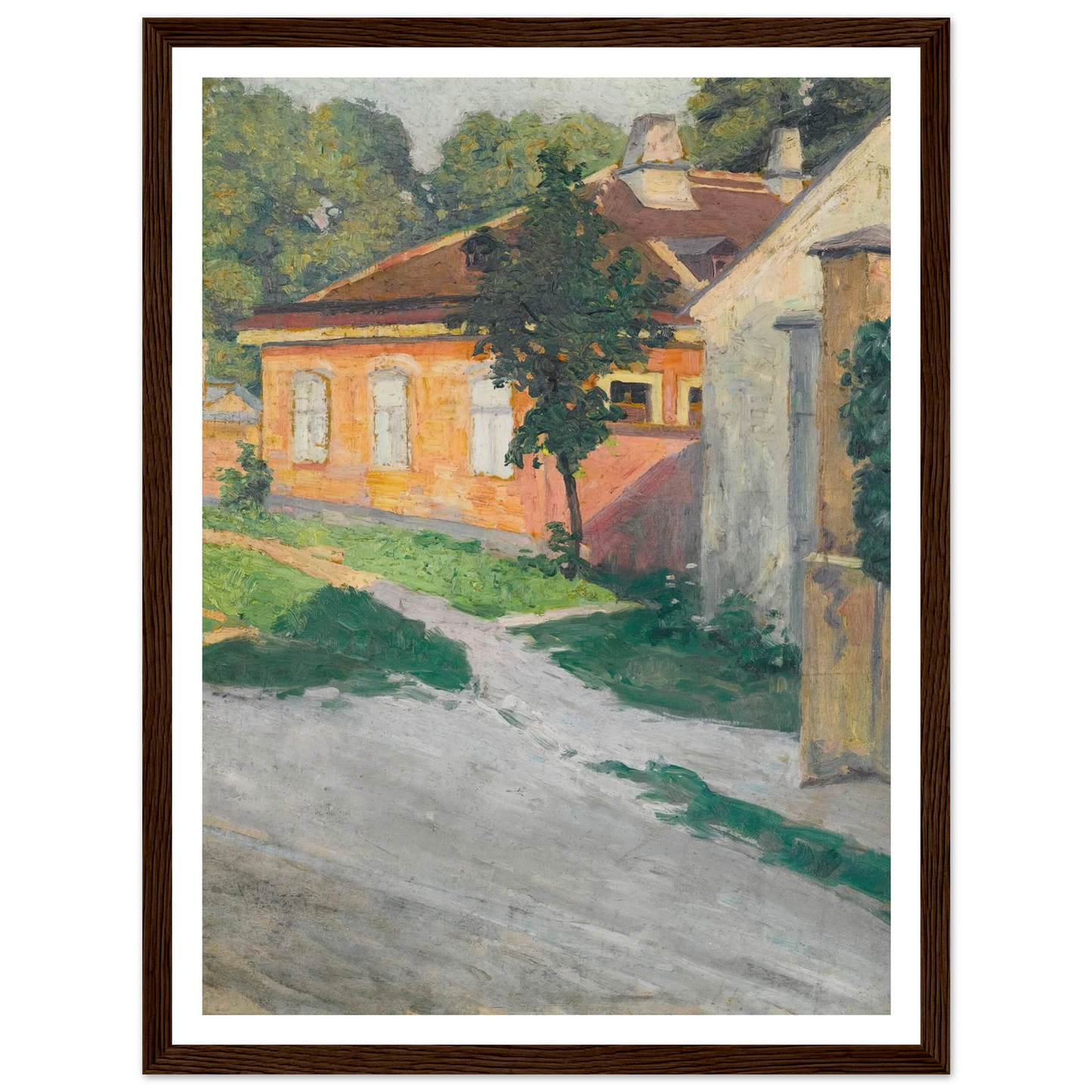 Haus In Hütteldorf (House In Hütteldorf) (1907) Art Print | Egon Schiele-Quipham Collections