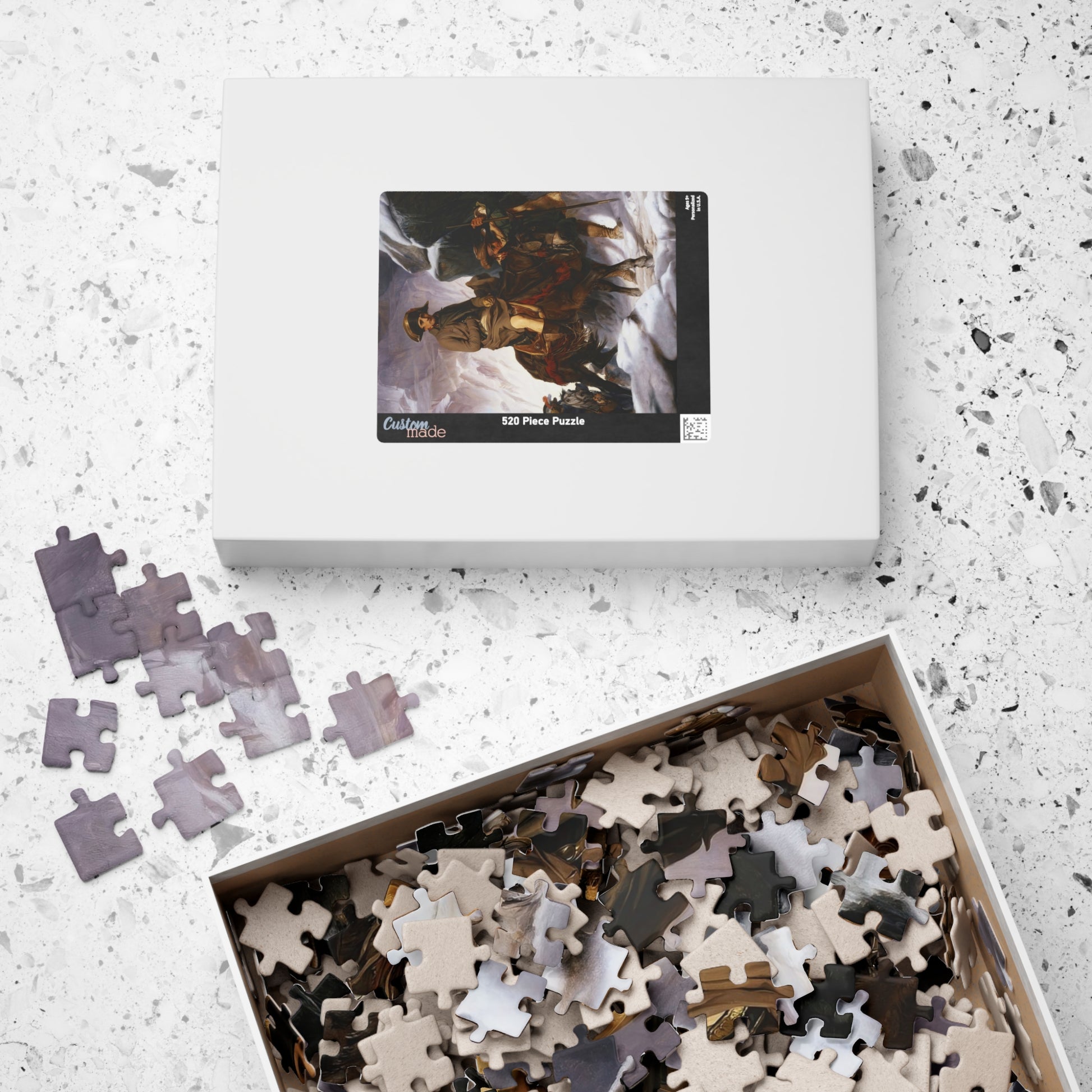 Bonaparte Crossing the Alps Puzzle | Paul Delaroche-Quipham Collections
