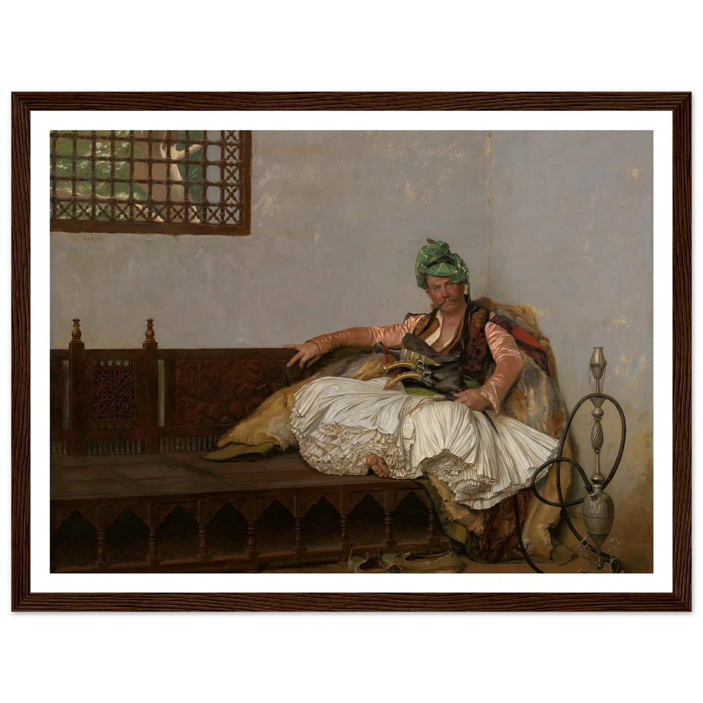 A Bashi-Bazouk Chieftan (circa 1880-82) Art Print | Jean Leon Gerome-Quipham Collections