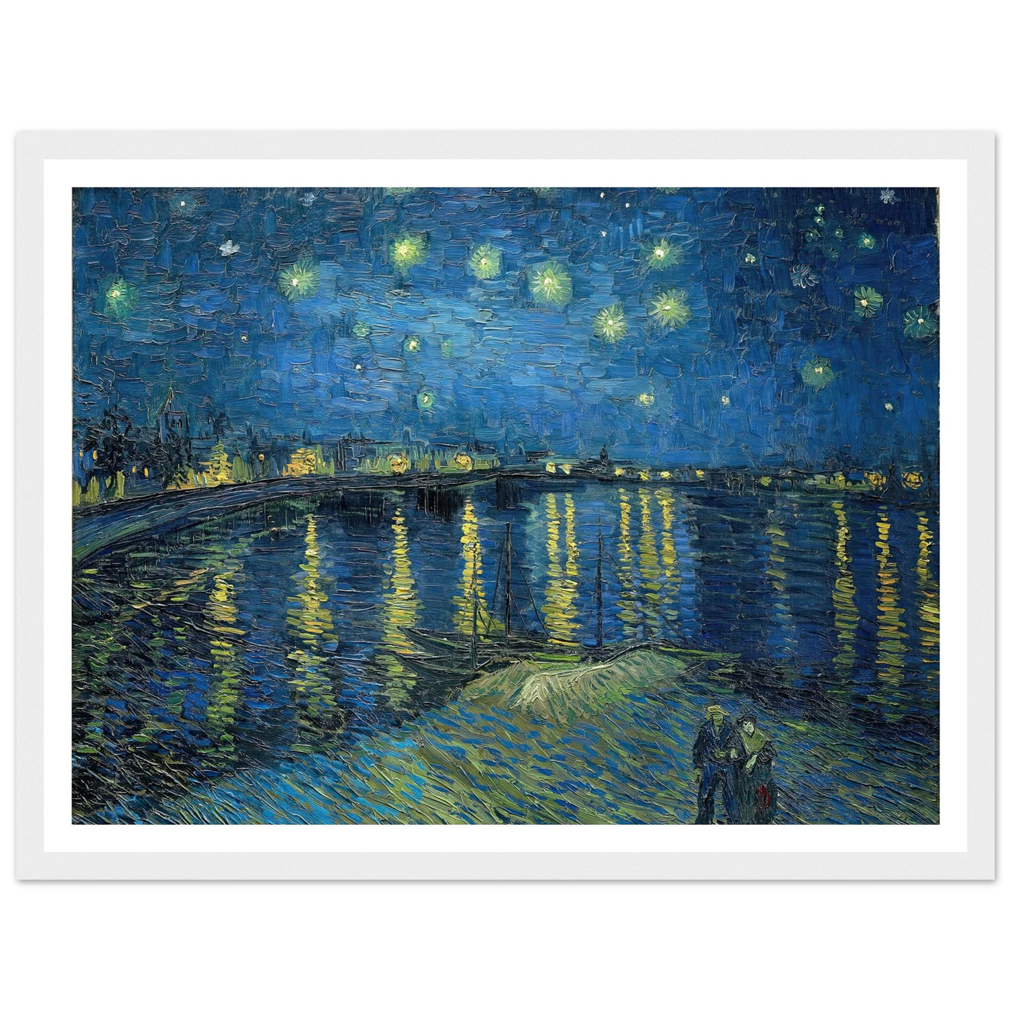 Starry Night Over the Rhone (1888) Art Print | Vincent van Gogh-Quipham Collections