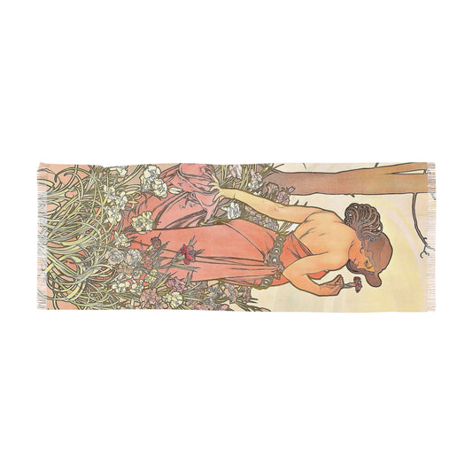 De Forest Phonofilm | Alphonse Mucha Scarf – Art Nouveau Scarf-Quipham Collections