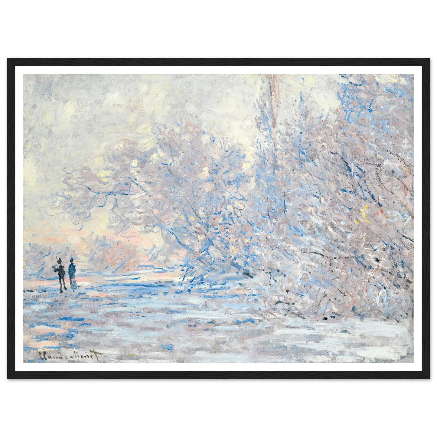 Le Givre À Giverny (1885) Art Print | Claude Monet-Quipham Collections