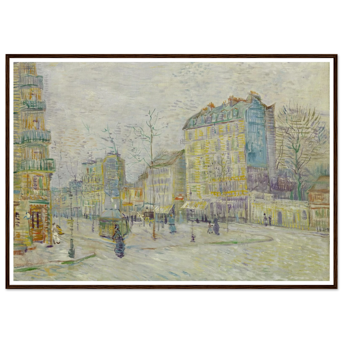 Boulevard de Clichy (1887) Art Print | Vincent van Gogh-Quipham Collections