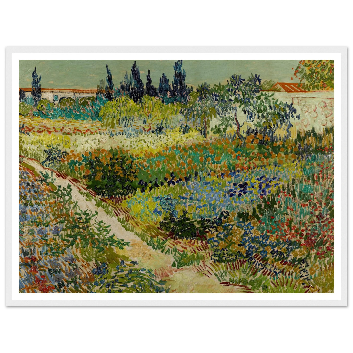 Garden at Arles Art Print | Vincent van Gogh-Quipham Collections