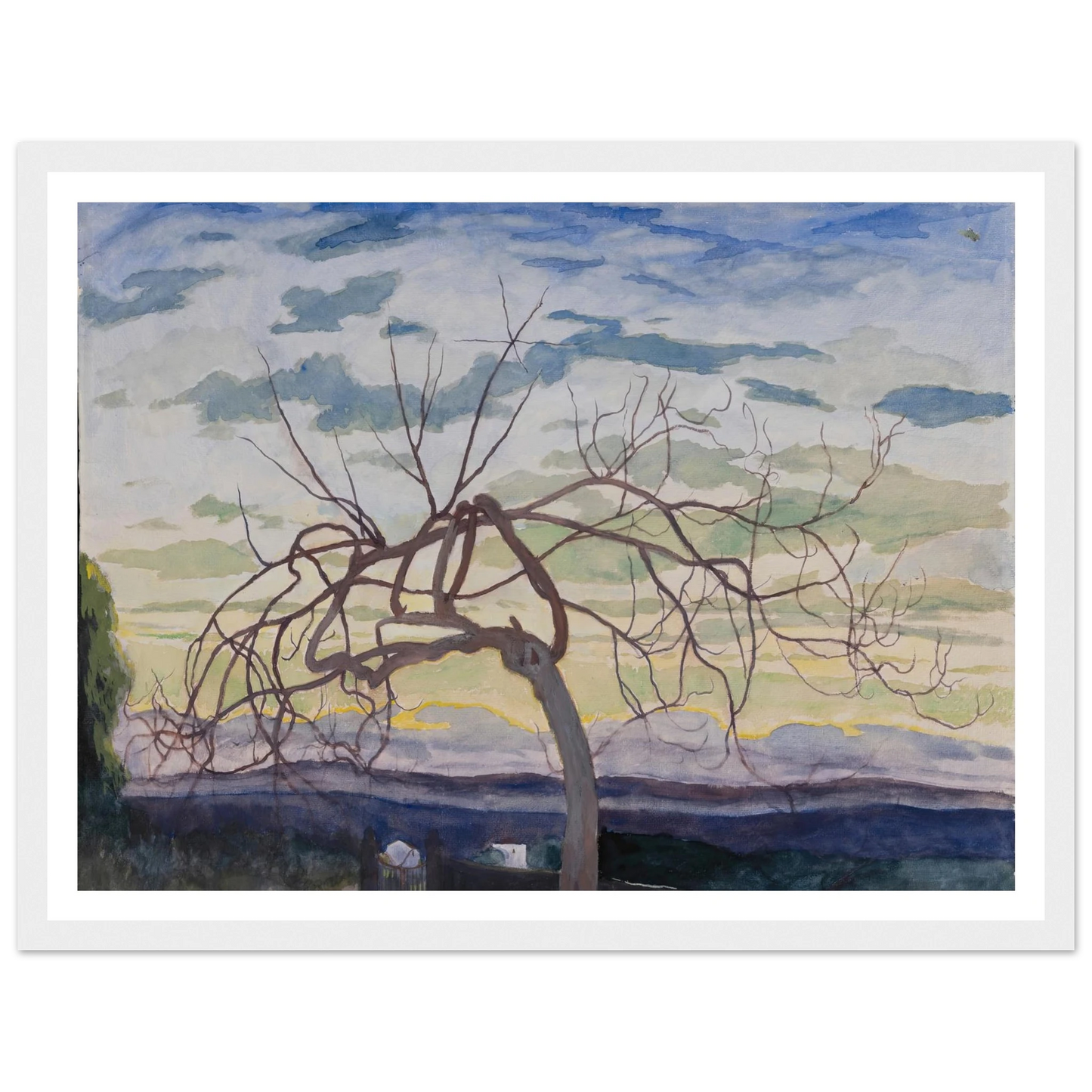 Vijgenboom in de winter, Grasse (1922) Art Print | Leon Spilliaert-Quipham Collections