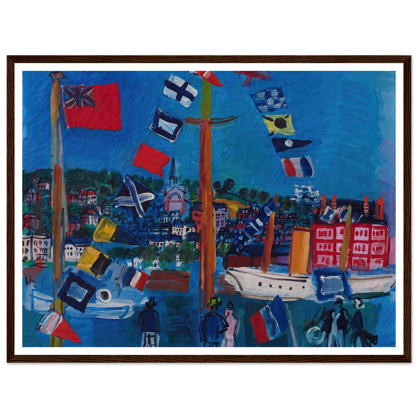Le bassin à Deauville (1929) Art Print | Raoul Dufy-Quipham Collections