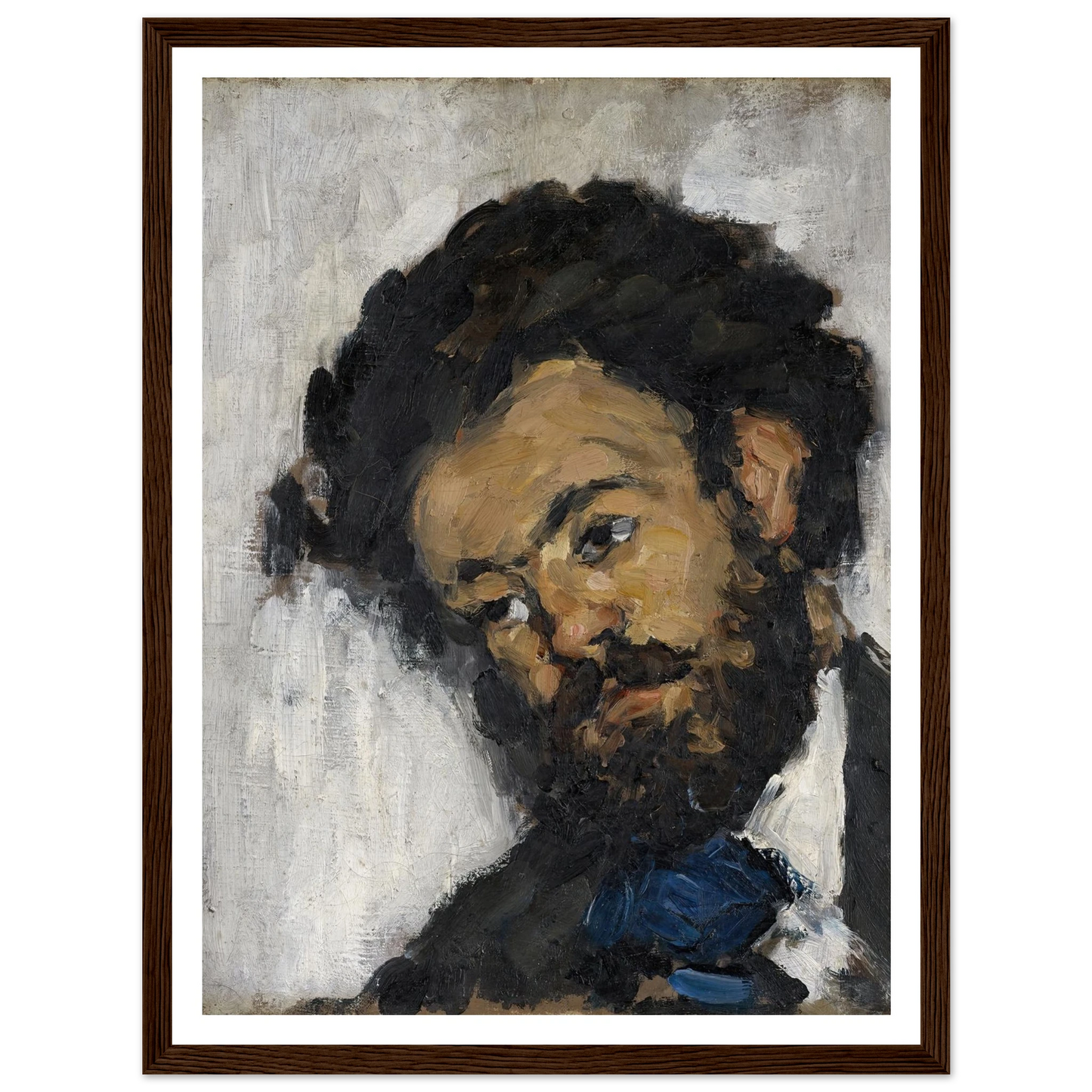 Portrait Of Antoine-Fortuné Marion (1871) Art Print | Paul Cezanne-Quipham Collections