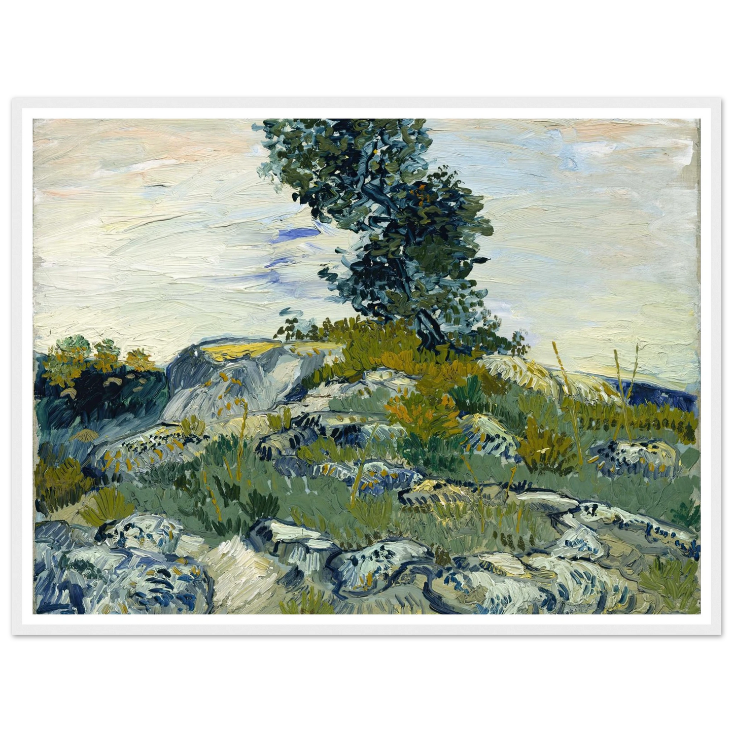The Rocks Art Print | Vincent van Gogh-Quipham Collections