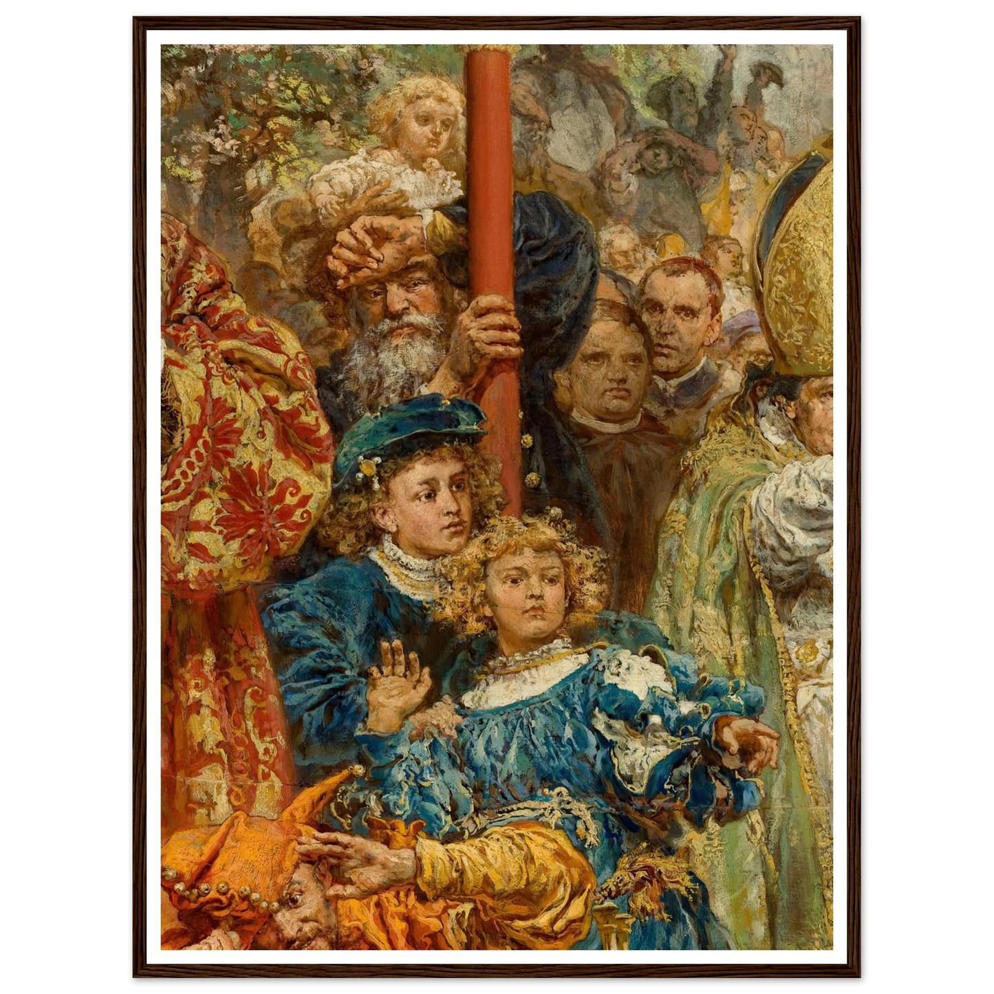 Hanging of the Sigismund bell at the Cathedral Tower in 1521 in Kraków (1874) Art Print | Jan Matejko-Quipham Collections