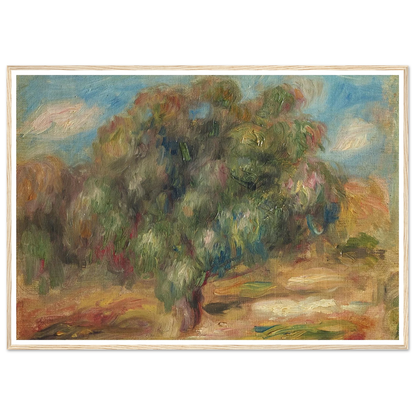 Landscape (1915) Art Print | Pierre Auguste Renoir-Quipham Collections